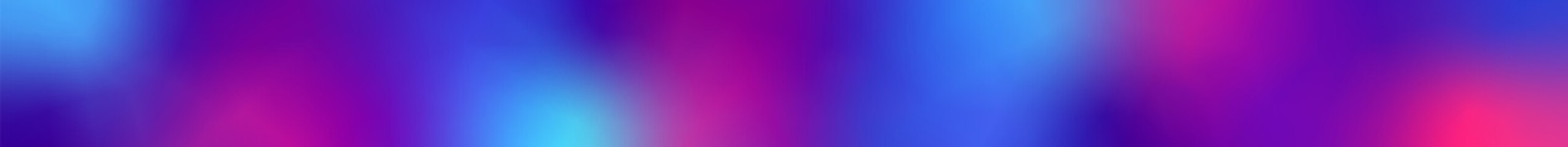 紫と青のグラデーションの横長な背景イラスト。不思議な空間をイメージした抽象的なアートワーク