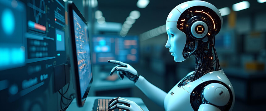 Futuristic 5G Robotics and Automation: Innovative Mechanical Design in Industrial Settings with Space for Text