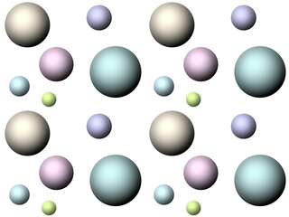 球のシームレスパターン　A