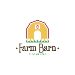 Barn logo design template