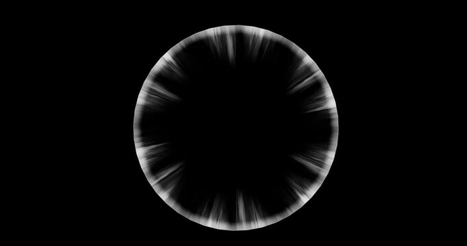 shock wave effect on black background