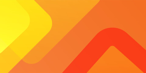 Abstract orange and yellow geometric background. Dynamic shapes composition. Cool background design for posters. Vector illustration