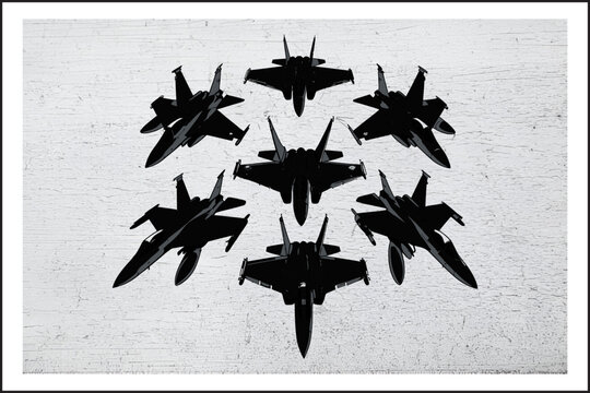 Fighter Jet Formation Art,
Modern Jet Silhouette Collection,
Air Superiority Vector Design,
Tactical Fighter Jet Graphics
