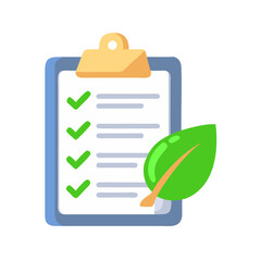 Eco Checklist - Sustainability Planning Icon