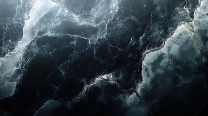 Abstract Dark Blue Gray Background with Glimmering Particles and Fluid Motion