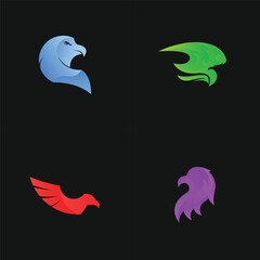 Fototapeta premium Eagle logo design template