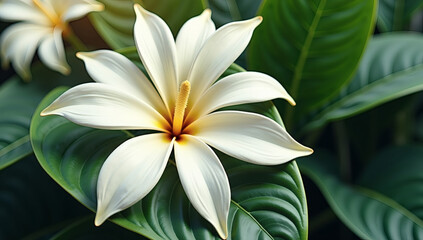 Fototapeta premium Surreal Summer Day 7 Tropical Monstera Leaf with June 7th Date Overlay – Dreamy Nature Background, Exotic Foliage, Vibrant Wall Art, Creative Design Element