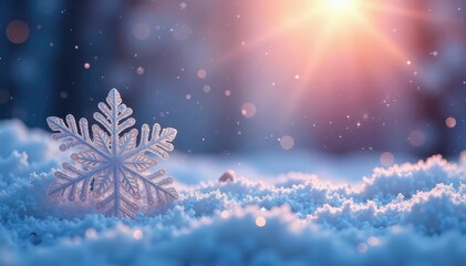 Intricate snowflakes form a beautiful, wintery background , ice, holiday