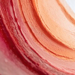 Sunlit coral shifts smoothly into deep terra cotta, offering a luxurious, soft gradient.