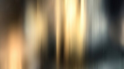Abstract vertical lines of gold and dark tones.
