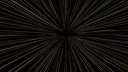 Obraz premium A radial, dynamic, abstract, dark, space-like pattern.