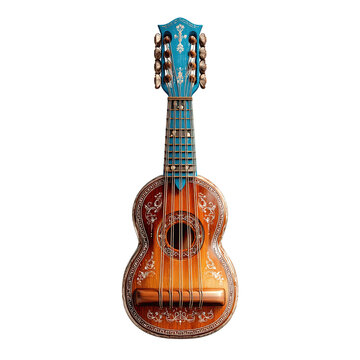 Vibrant Jarana Jarocha Traditional Mexican Guitar