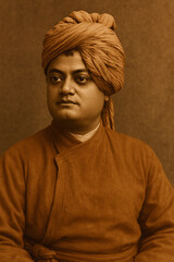 Swami Vivekananda
Indian monk and philosopher artwork 
