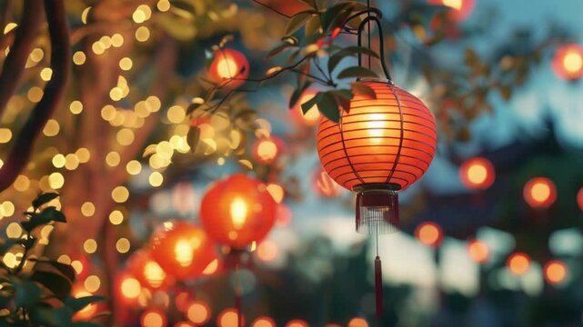chinese new year decoration 4K Videos