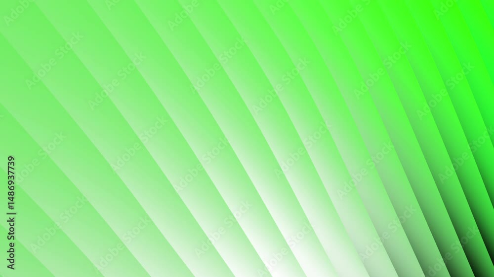 Poster a bright green abstract background with diagonal stripes and a smooth gradient effect, abstract text