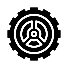 gear glyph icon