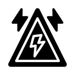 power line glyph icon