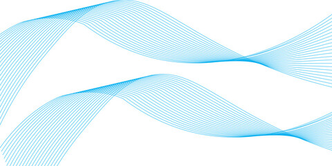 Modern white background, wavy lines. Line art background. Wave with lines created using blend tool.