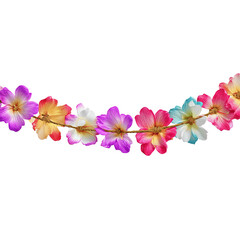 Obraz premium Vibrant Multicolored Artificial Flower Garland