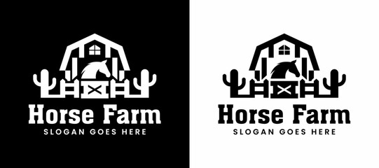 Horse Farm Logo vector