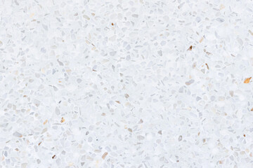 Terrazzo floor seamless pattern. Look clean white bright shiny. Marble gravel mixed with concrete. Polished smooth surface for decoration interior exterior, architecture design. Suit for background.