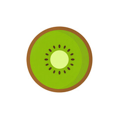 Fototapeta premium A Sliced Kiwi Fruit Illustration Perfect for Healthy Eating Concepts