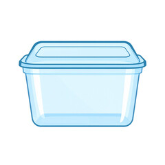Clear Plastic Food Storage Container with Lid Ideal for Kitchen Organization