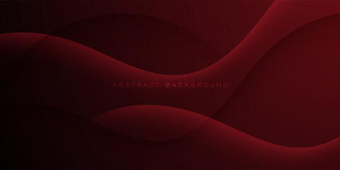Abstract dark wave realistic textured background. Elegant dynamic color wave 3D pattern. Eps10 vector