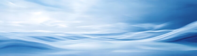 Naklejka premium Misty, winter landscape digital art piece