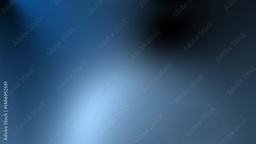 Poster a smooth blue and black gradient background with soft transitions and no distinct objects, abstract 