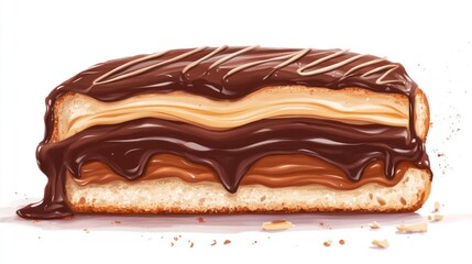 Rich, decadent layered cake