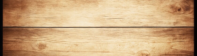 Fototapeta premium Close-up view of light beige wooden planks.