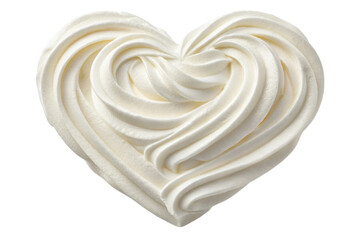 chocolate heart isolated on white