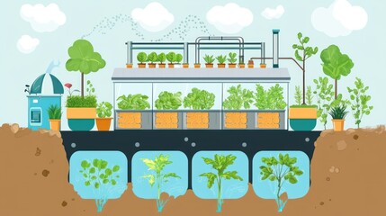 Innovative Hydroponic System: A Sustainable Approach to Agriculture