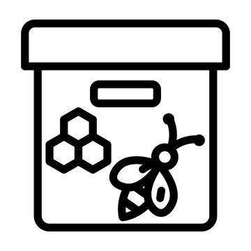 recommend clip art: container line icon