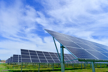 Solar panels green energy light energy