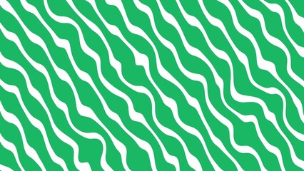 green and white wavy pattern background geometric design