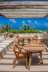 Panoramic Caribbean View from a Luxury Boutique Hotel in Boca Paila, Tulum