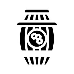 barrel glyph icon
