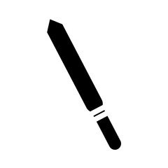 knife glyph icon