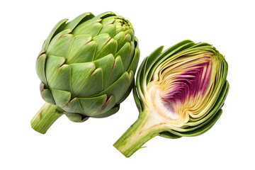 Fototapeta premium artichoke isolated on white