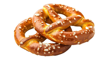 Pretzel Pastry Isolated on Transparent PNG Background

