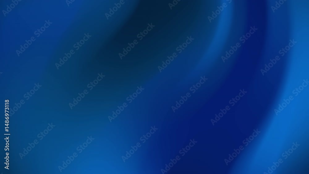 Poster a smooth blue abstract background with gentle gradient curves blending dark and light shades, abstra