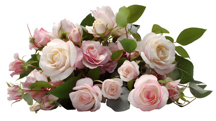 Obraz premium rose bouquet transparent background png
