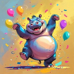 hippo dancing