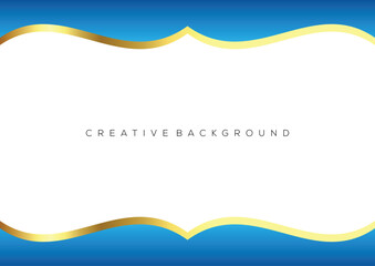gradient blue with luxury line modern background