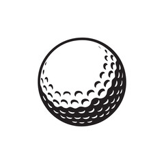 golf ball vector