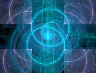 Fototapeta premium Imaginatory fractal abstract background Image