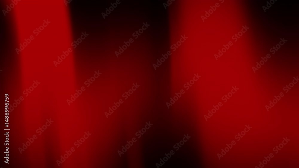 Poster a smooth red and black abstract background with soft gradient shadows and blurred vertical shapes, a