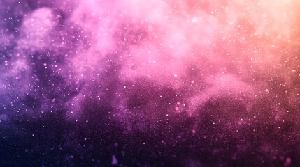Obraz premium Abstract colorful nebula with sparkling dust particles.